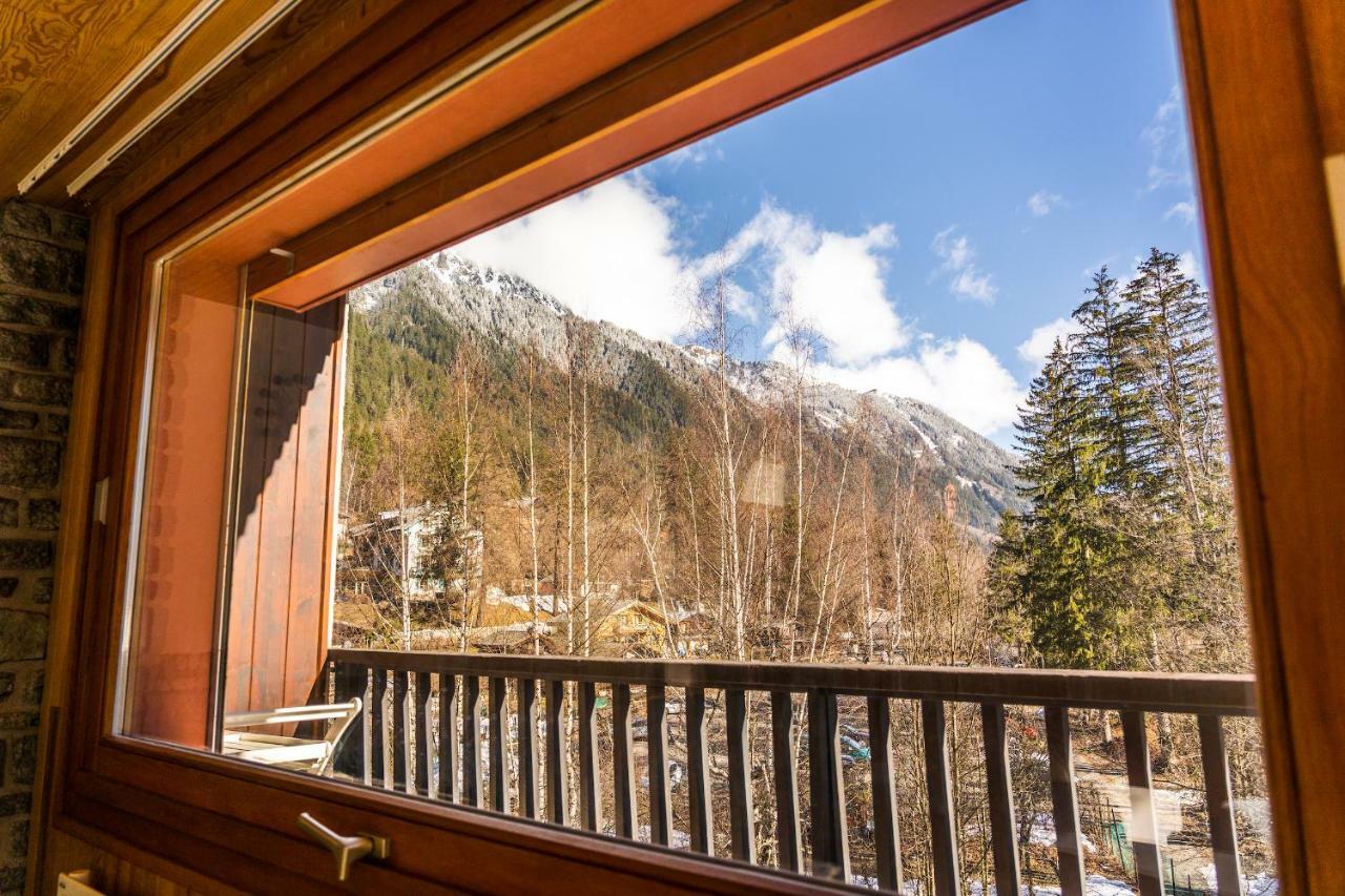 Grand Appt Vue Mont Blanc Lägenhet Chamonix Exteriör bild